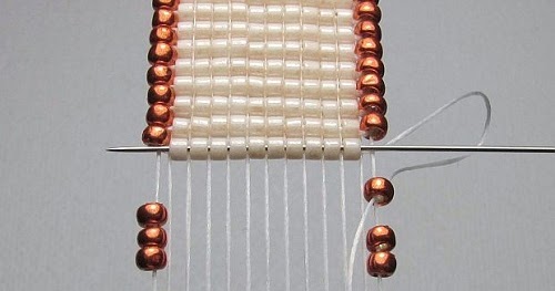 Bead loom weaving - How to deal with warping? : r/Beading