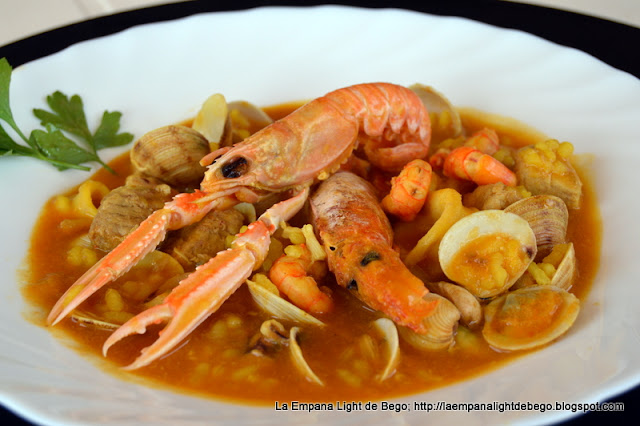 ARROZ MELOSO DE MARISCO Y PESCADO