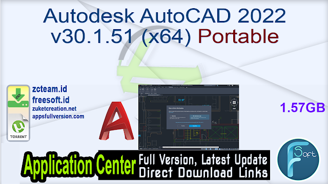 Autodesk AutoCAD 2022 v30.1.51 (x64) Portable_ZcTeam.id