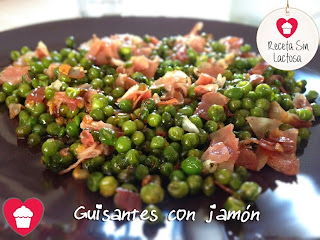 Guisantes con Jamón Sin Lactosa