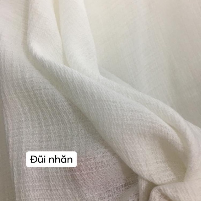 Mẫu vải đũi nhăn