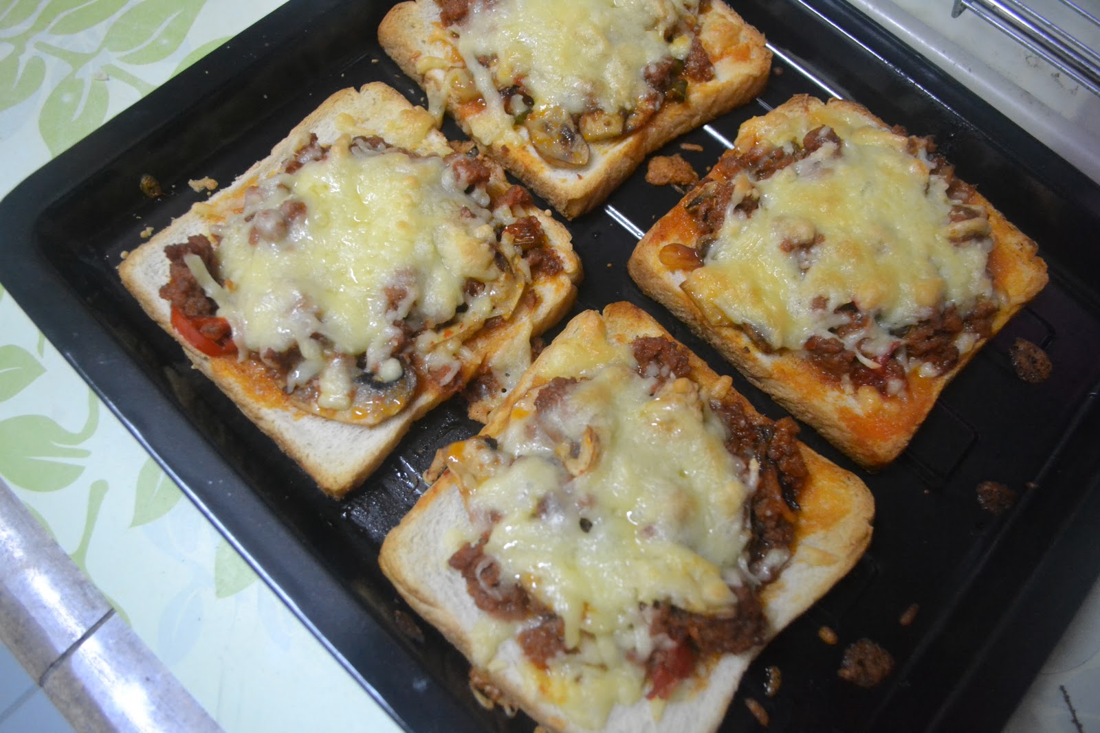 Resepi Roti Pizza Homemade