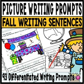 Give your students the tools they need to succeed in writing with this NO PREP Fall writing packet. With differentiated prompts and clear instructions, this resource is perfect for helping kindergarten and first grade students master the basics of sentence-making and writing.