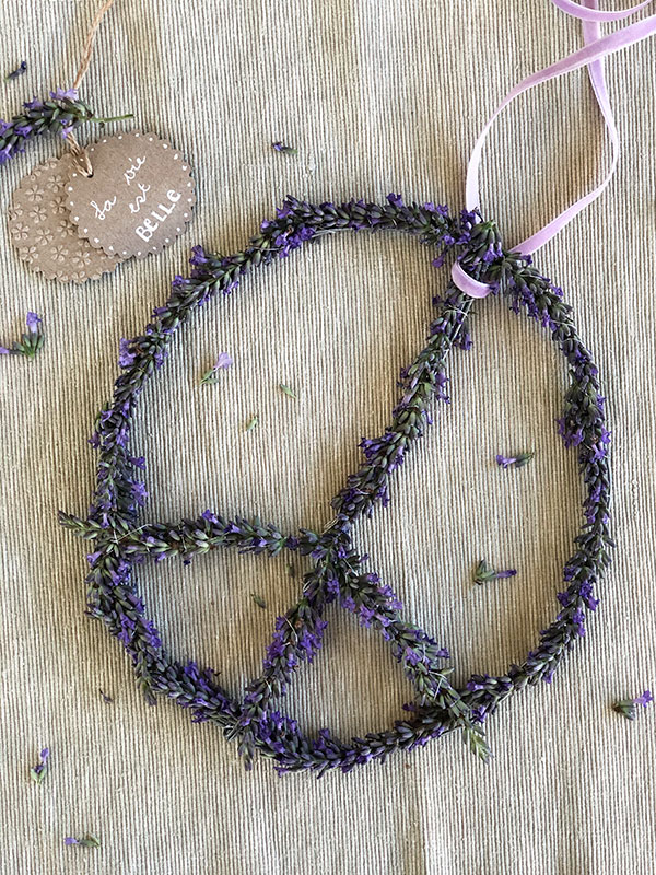 Peace mit Lavendel, DiY | roesis.blogspot.ch