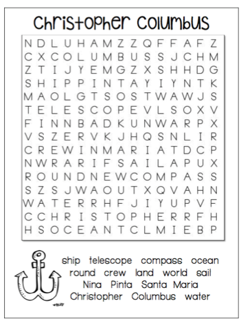 1st Grade Hip Hip Hooray!: Christopher Columbus...Who was he?