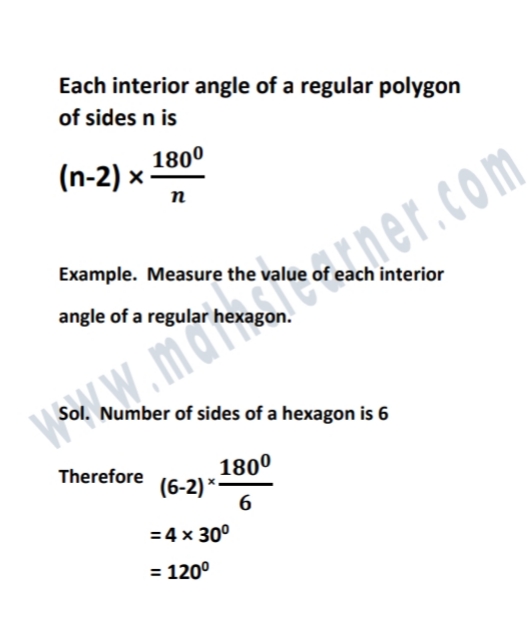 Each Interior Angle Of A Regular Polygon Mathslearner