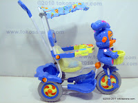 3 Sepeda Roda Tiga ROYAL RY9888C Baby Roi dengan Mainan Interaktif