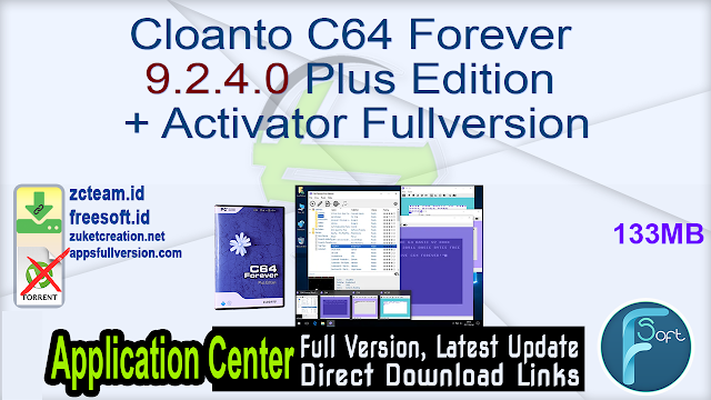 Cloanto C64 Forever 9.2.4.0 Plus Edition + Activator Fullversion