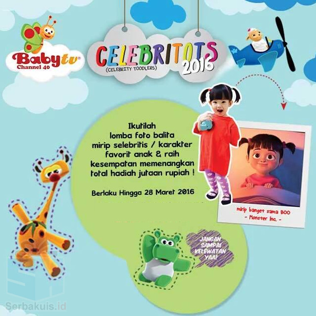 Kontes Foto Celebritots 2016 Indovision Berhadiah Uang 17,5 Juta Kontes Foto Celebritots 2016 Indovision Berhadiah Uang 17,5 Juta