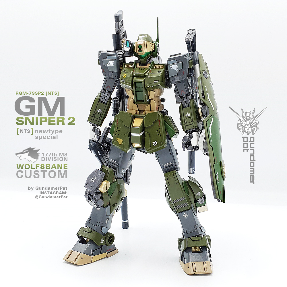 Custom Build: MG 1/100 Custom RGM-79SP2 [nts] - GM Sniper 2 NewType ...