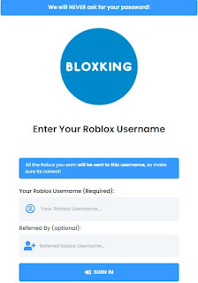 Bloxking Robux For Free On Bloxking.com, Really ?