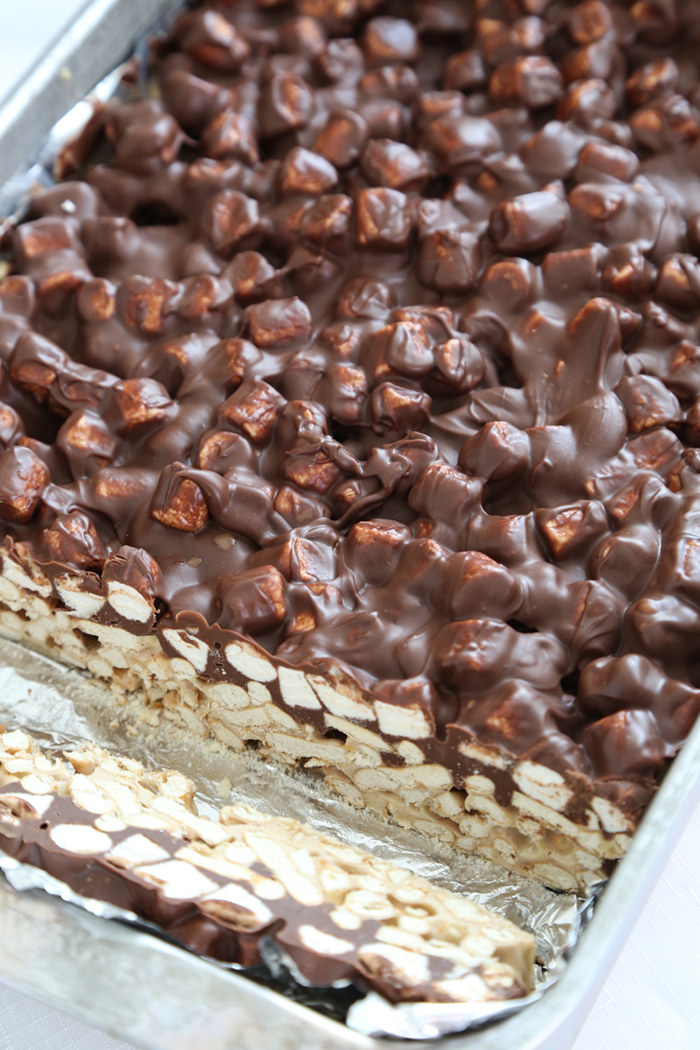 Salty Peanut Butter Marshmallow Pretzel Treats Sprinkle Bakes