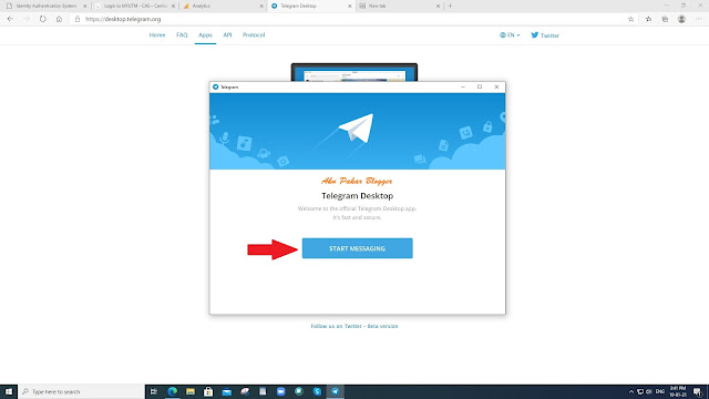 Cara Menggunakan Telegram di Penyemak Imbas (Browser) dan Desktop (PC)