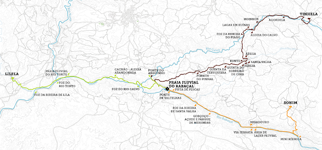 Mapa Ecovia do Rabaçal