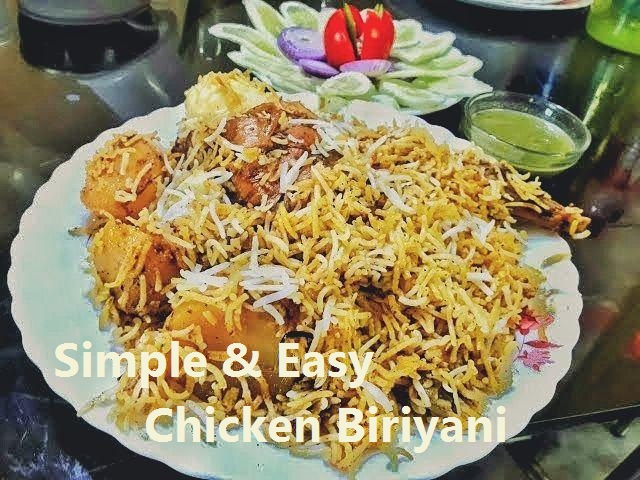Simple & Easy Chicken Biriyani