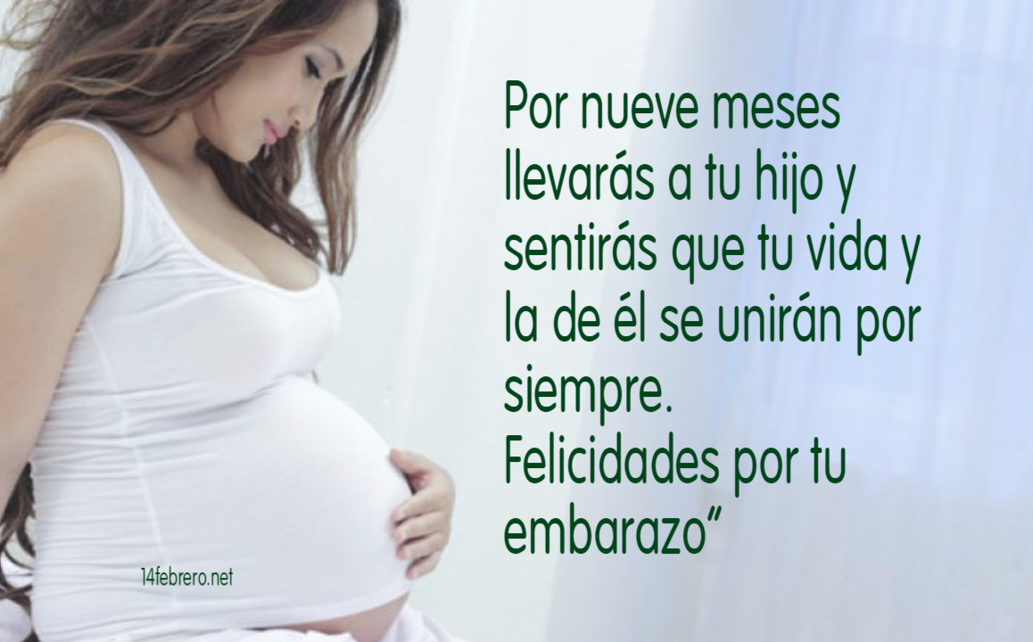Felicidades por tu embarazo, imágenes para facebook - 14 febrero