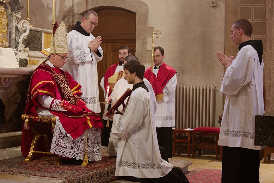 New Liturgical Movement Minor Orders at the Monastère Saint Benoît
