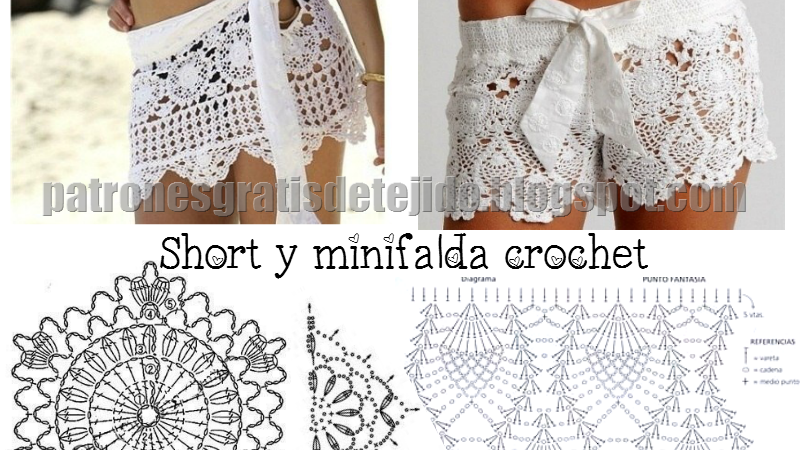 Crochet Patrones Short A Crochet Para NiÃ±a Tutorial Crochet Para