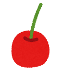 フルーツのマーク（さくらんぼ）