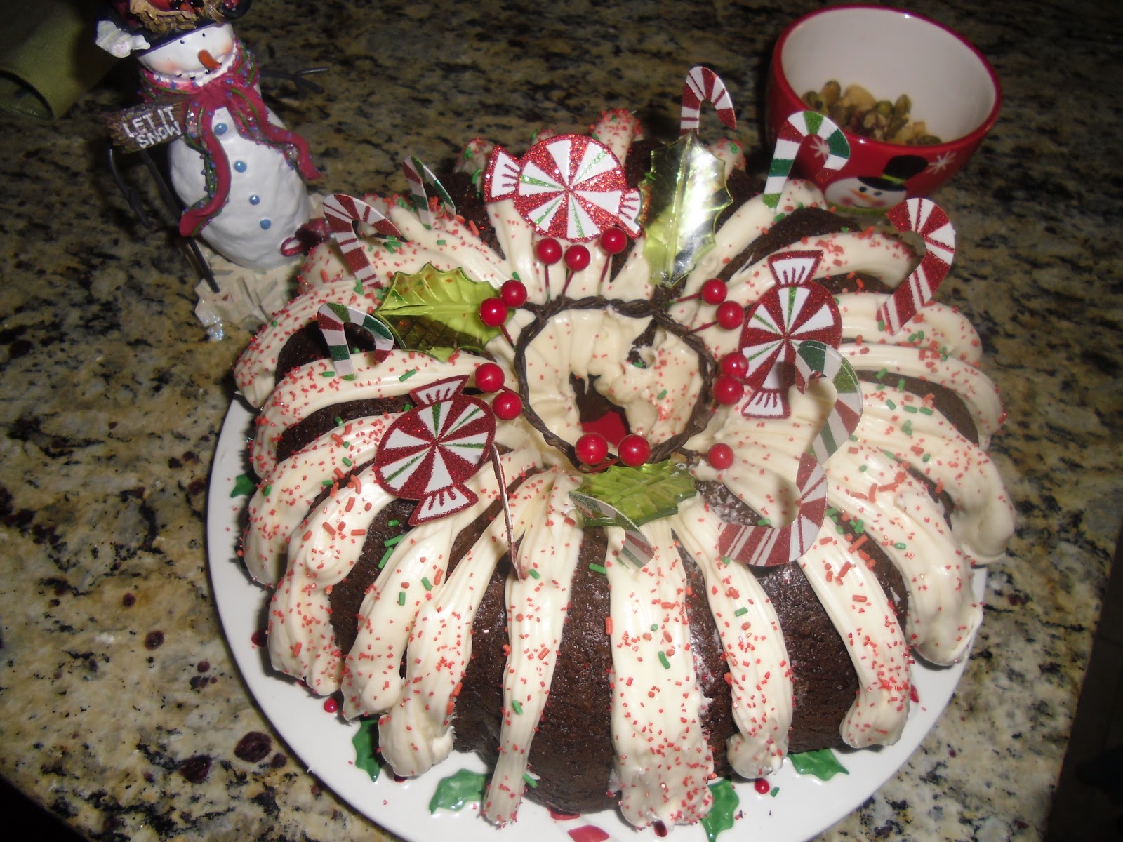 Weekday Chef: Christmas Chocolate Bundt Cake