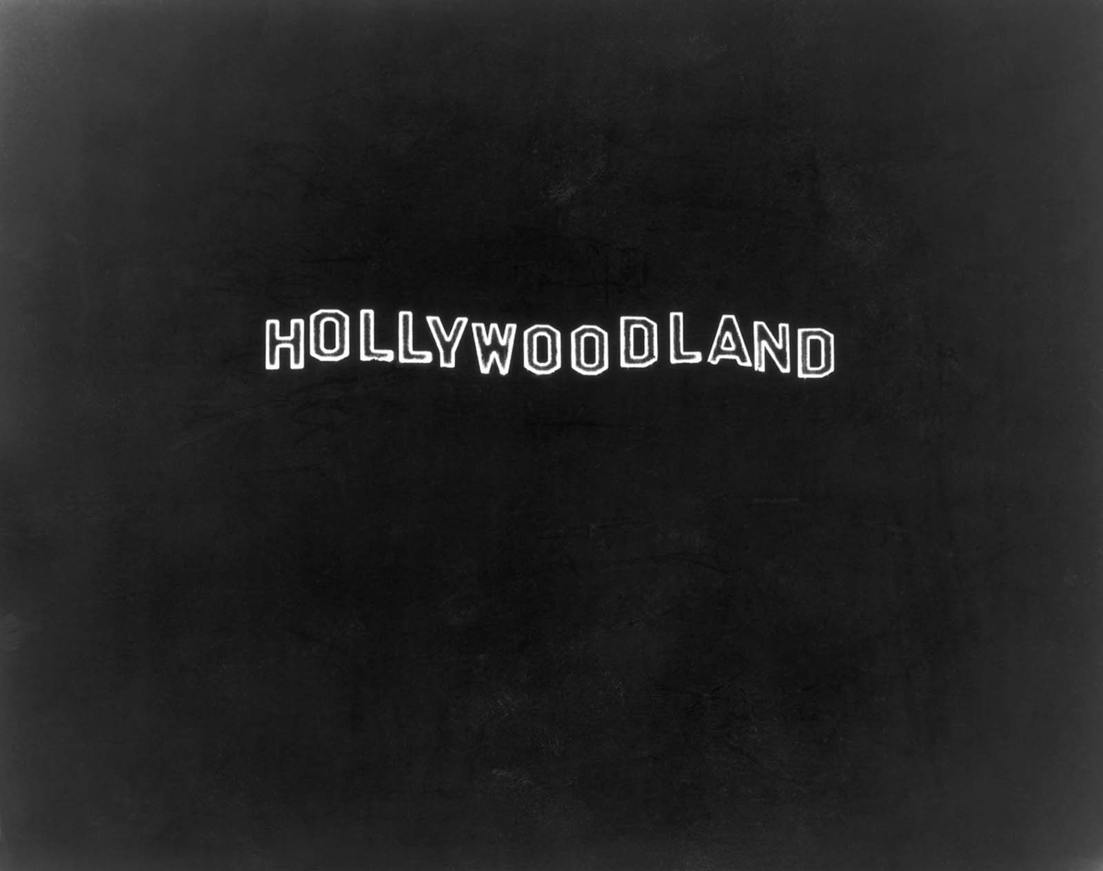 hollywood sign old photographs