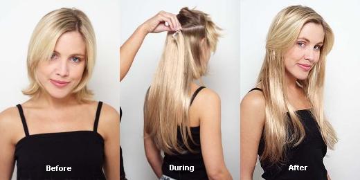 volgens minstens lijn Haarmode & Haartrends: Hairextensions voor kort haar in 2012