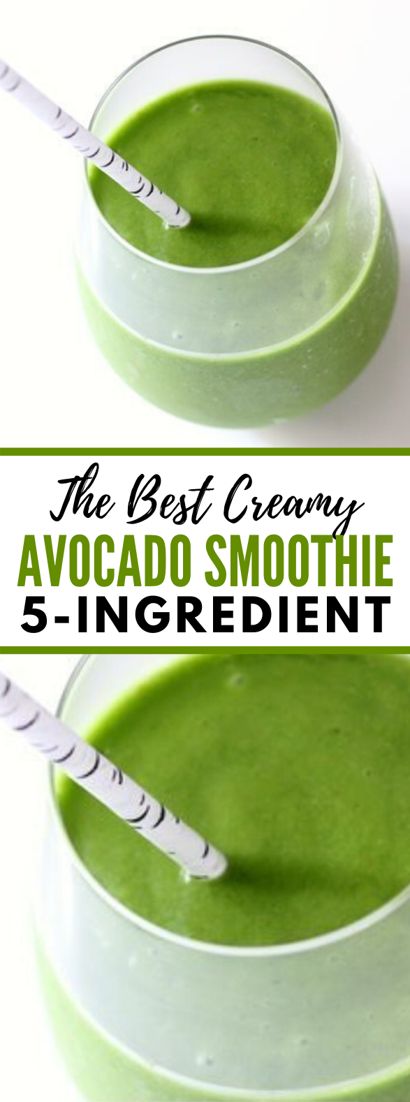 The Best Creamy Avocado Smoothie – 5 Ingredients #healthydrink #breakfast The Best Creamy Avocado Smoothie – 5 Ingredients #healthydrink #breakfast