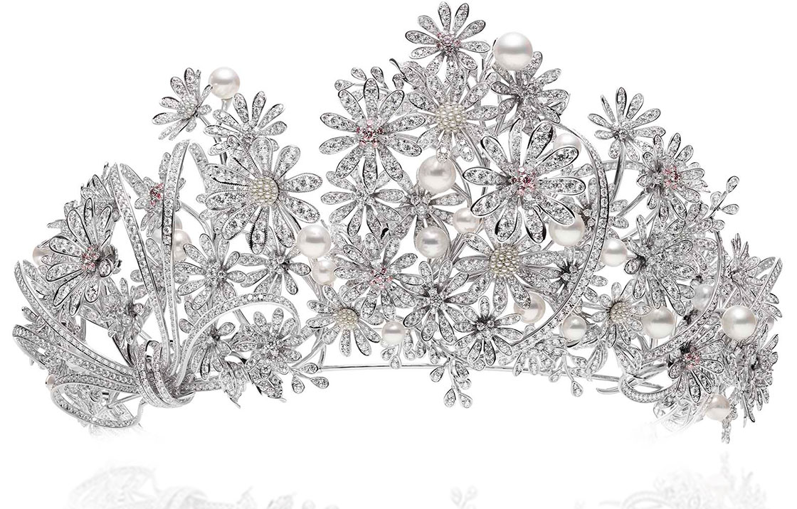 Mille Feuille Genuine Diamonds & Gemstones Tiaras for sale