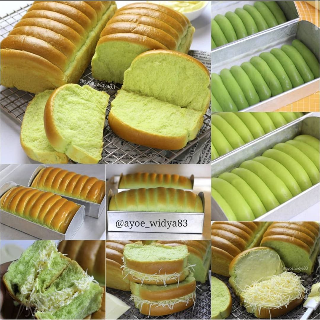 Roti Sisir Pandan Suji - RESEPEDIA