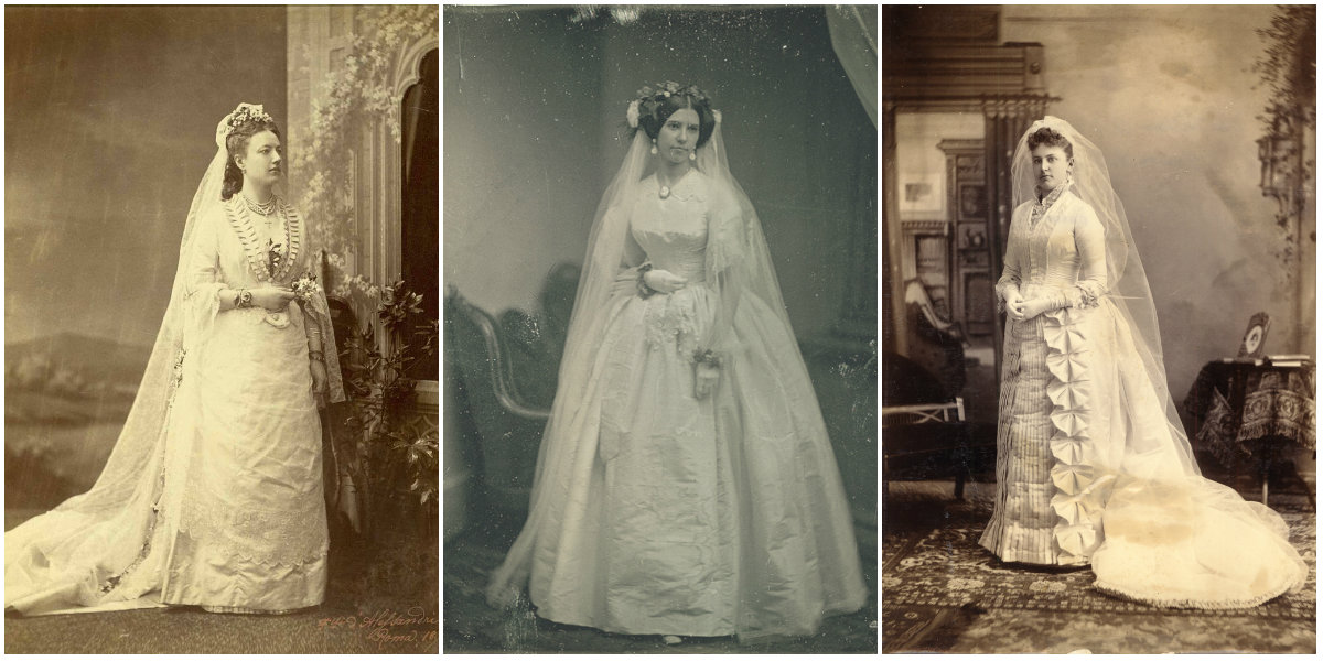 Victorian Wedding Dresses 27 Stunning Vintage Photos of Brides Before