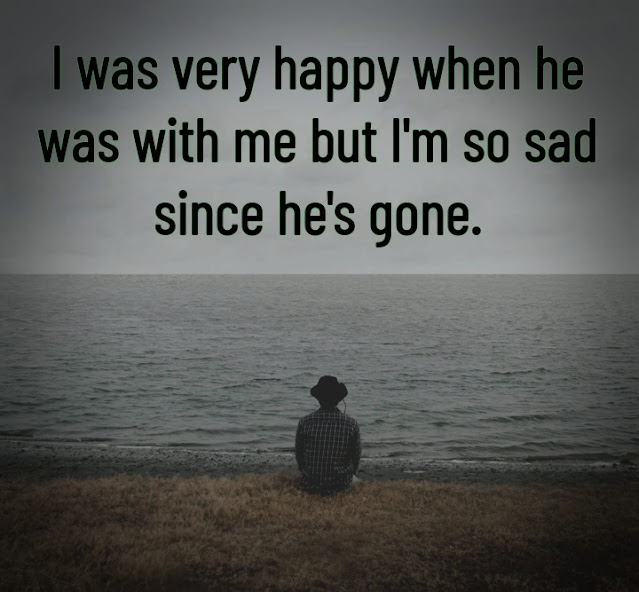 Boy feeling sad quotes