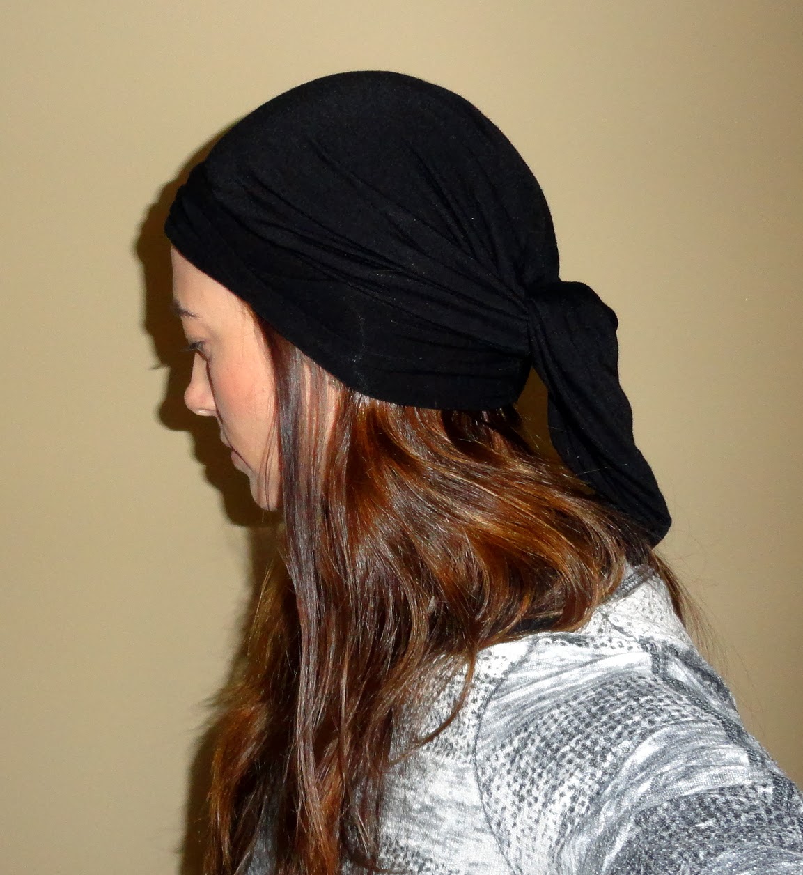 Chemo head scarf and tshirt and how you can help kids with cancer