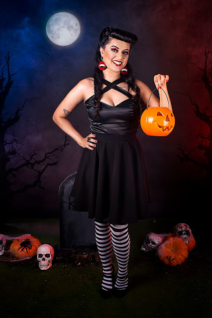 Ensaio Halloween Pin Up @line.lihh - Fotógrafa: @renatacandido.foto