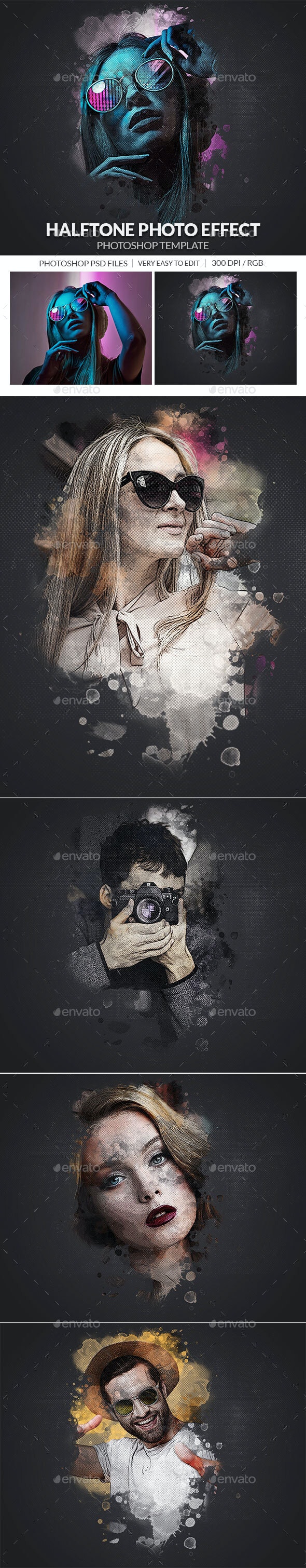 GraphicRiver - Halftone Photo Effect Template 30386664 2 Preview