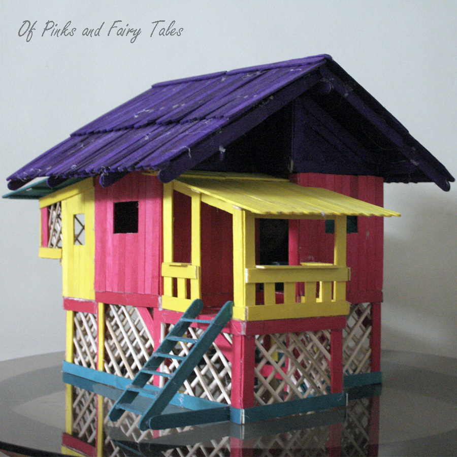Of Pinks and Fairy Tales: Doll House Project: Traditional Wooden House