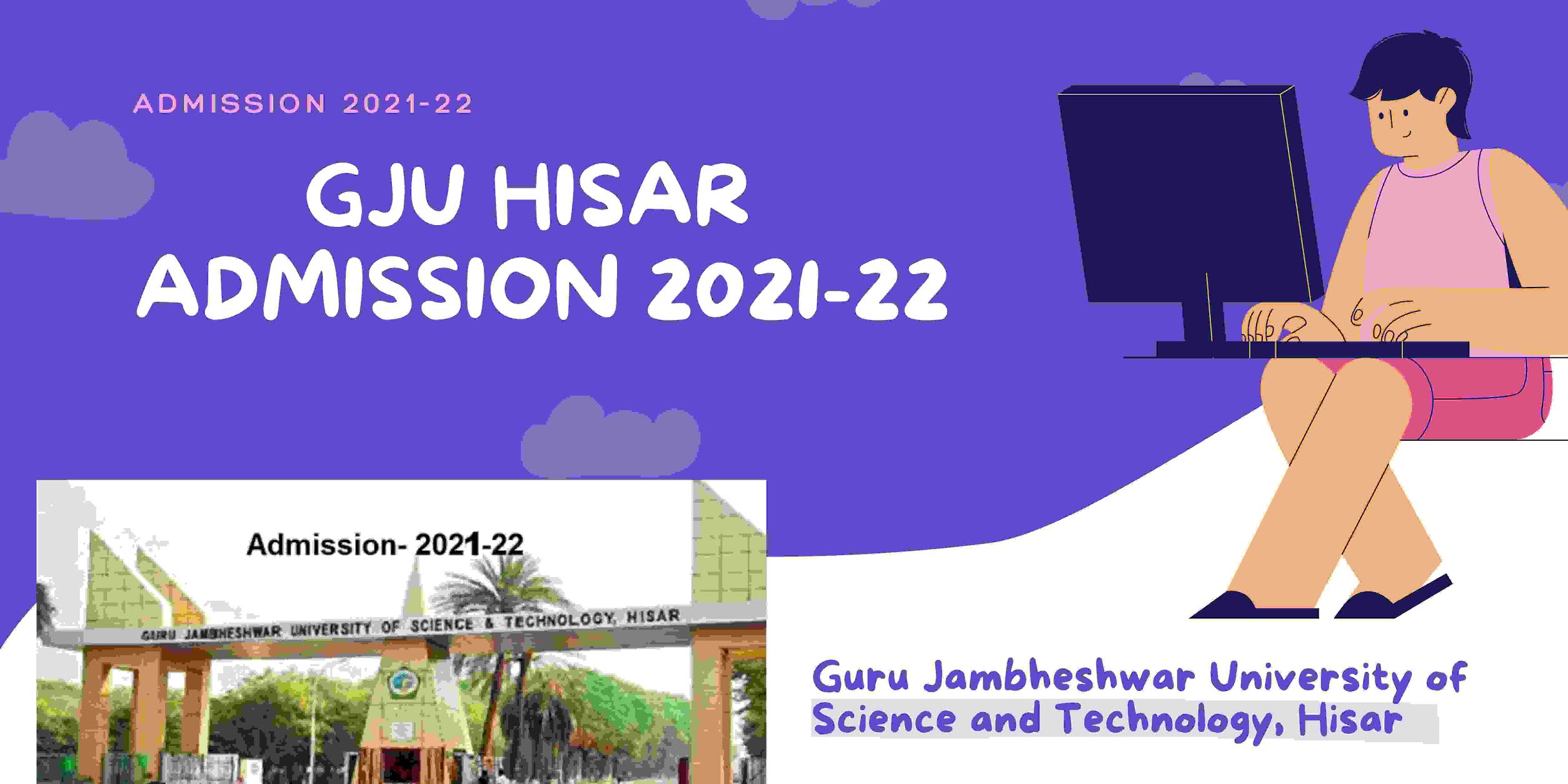 GJU Hisar Online admission 2021 GJU Hisar Online admission 2021