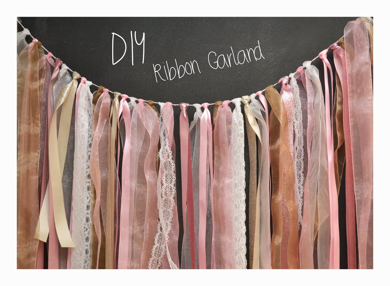 DIY Ribbon Garland Little Quacklings