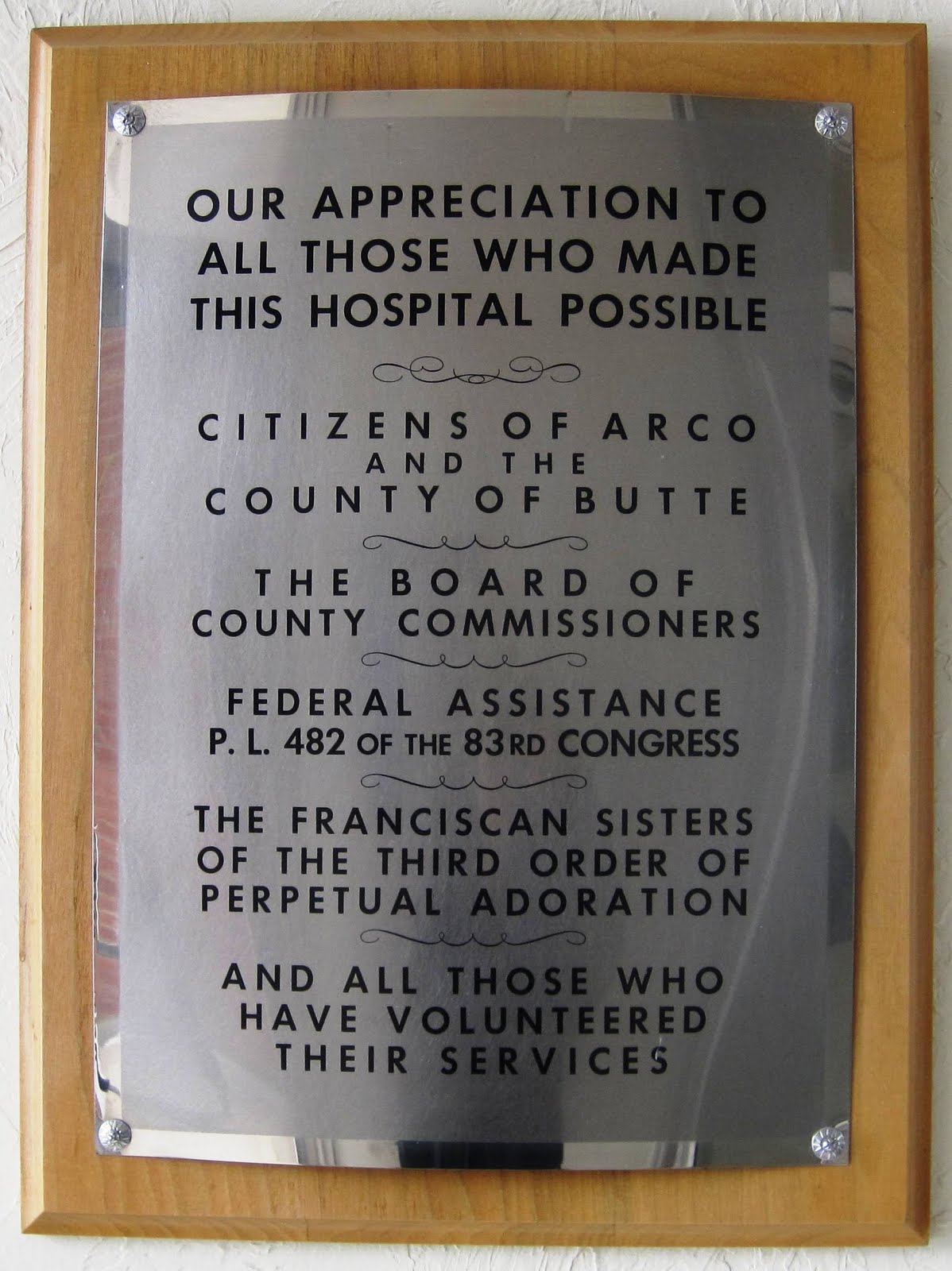 Mackay, Idaho 83251 Lost Rivers Medical Center Signs Arco Idaho