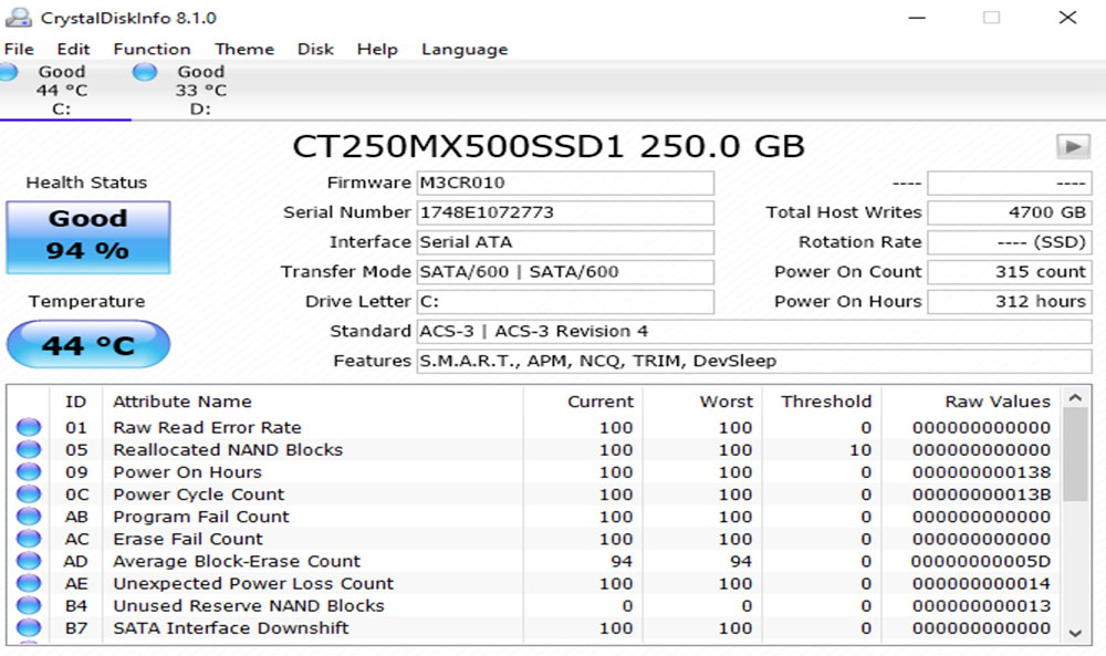 diagnóstico de hardware en Windows 10