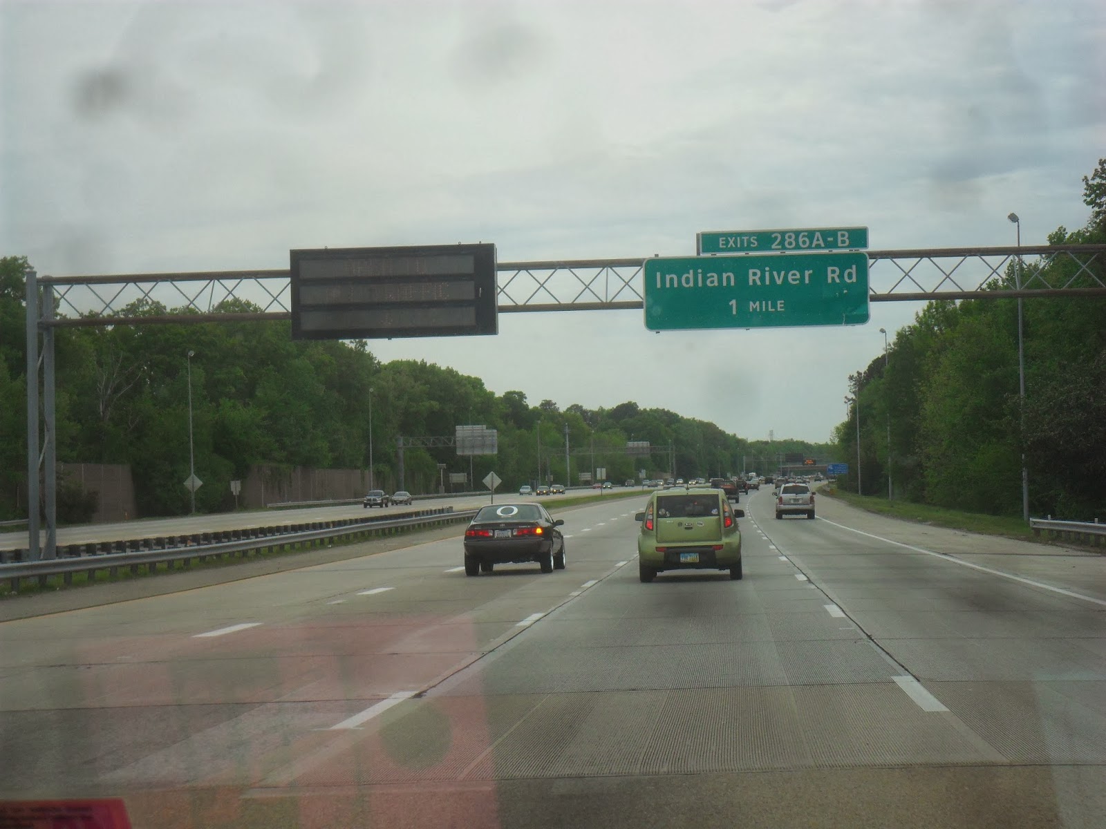 Luke's Signs I64 and Indian River Road in Virginia Beach, VA; I64
