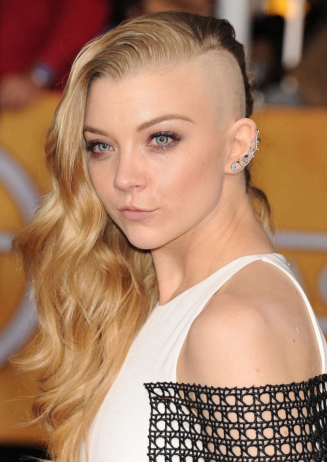 Natalie Dormer Reveals Half Shaved Head At Sag Awards 2014