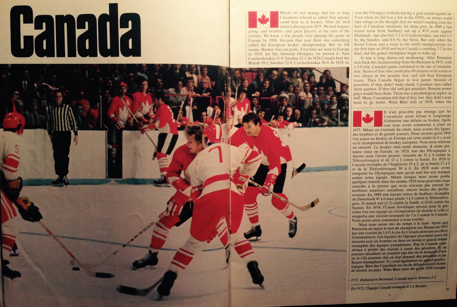 1976 Canada Cup Program