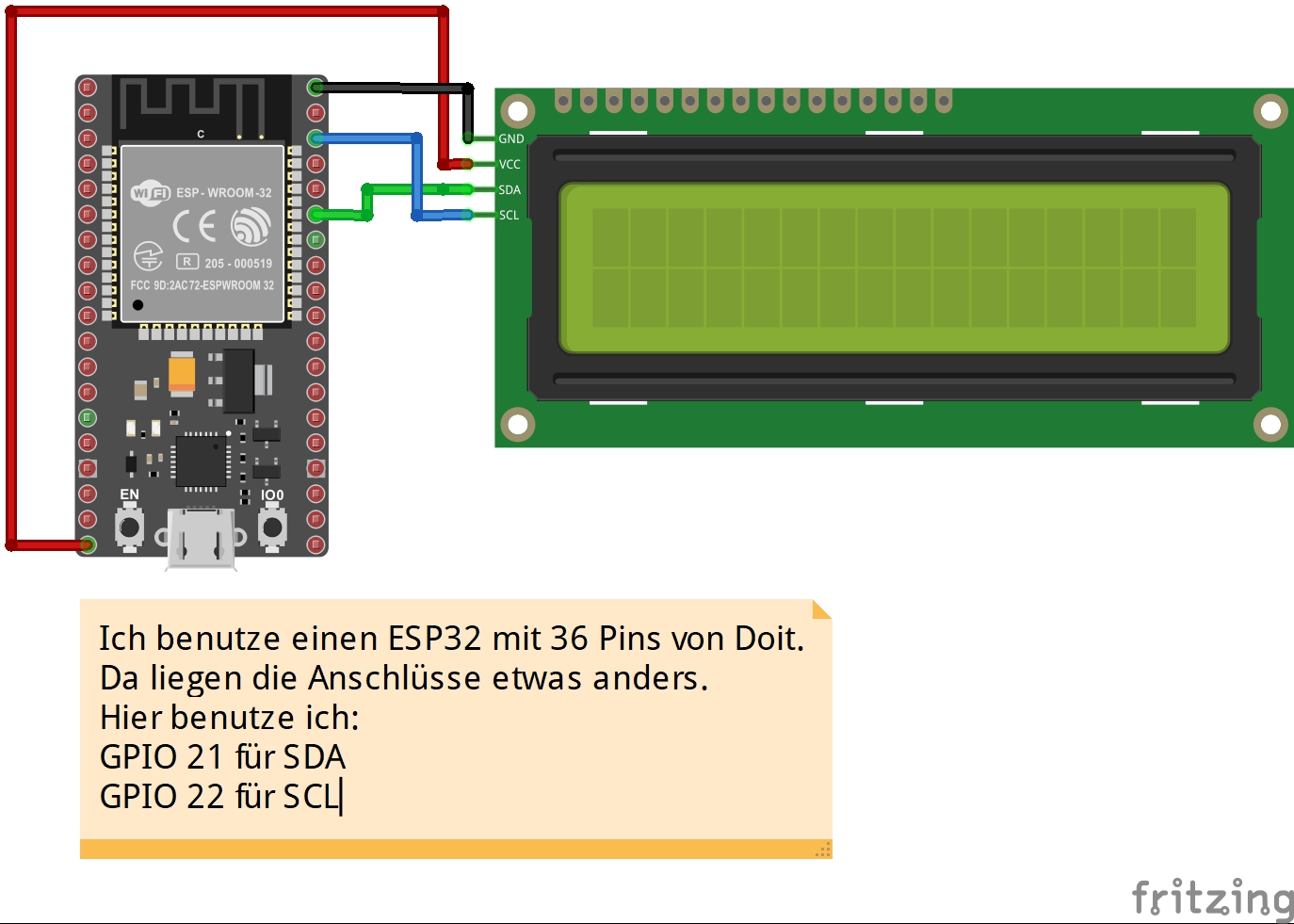 Mein Elektronik Hobby: Arduino kurz gefasst - ESP32/8266 und das LCD ...