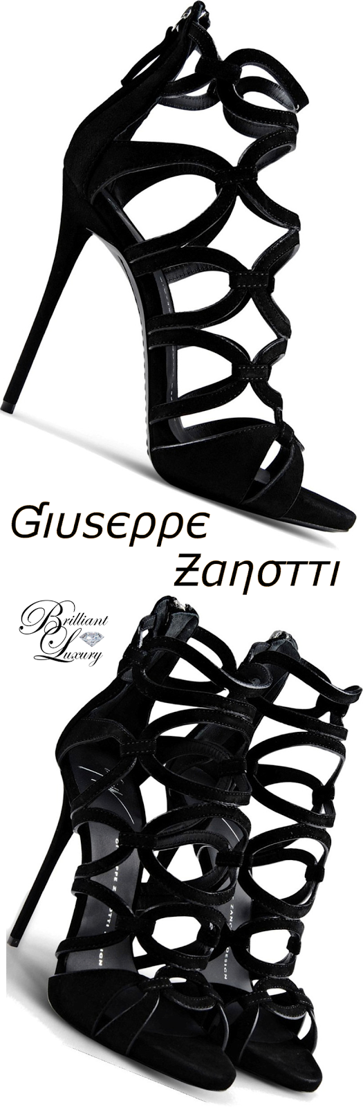 Brilliant Luxury ♦ Giuseppe Zanotti Circle Cutout Sandals Brilliant Luxury ♦ Giuseppe Zanotti Circle Cutout Sandals