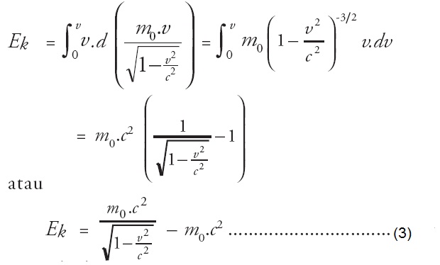 Pengertian Massa, Momentum, Energi Relativistik, Rumus, Pola Soal