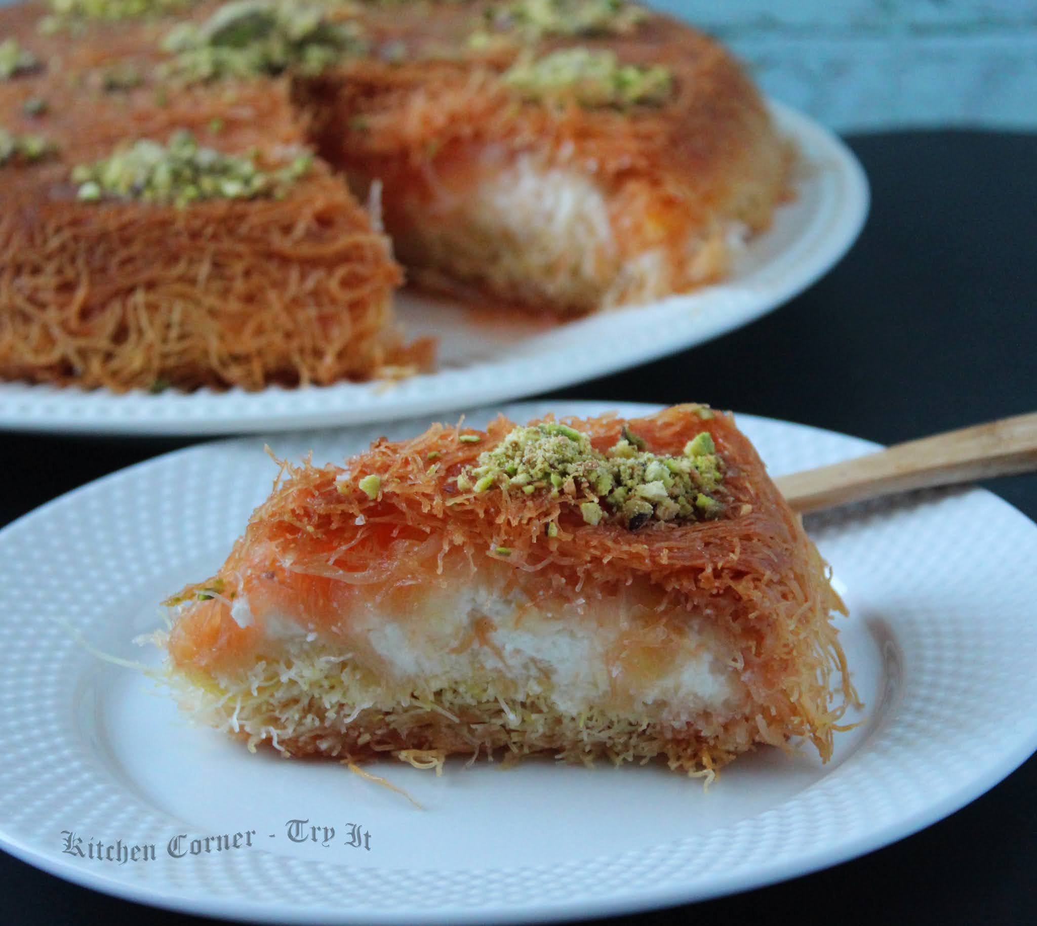 Kunafa Sweet Recipe/ Sweet Cheese Pastry