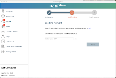 My Singapore My Home How to set up Wireless@SGx on your Mac computer