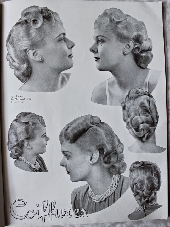 1940 american hair dresser magazine vintage pinup hair styles