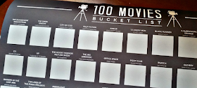 A poster with 100 movies listed