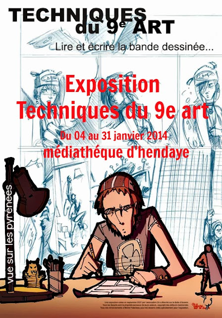 Hendaye : Exposition Techniques du 9e art